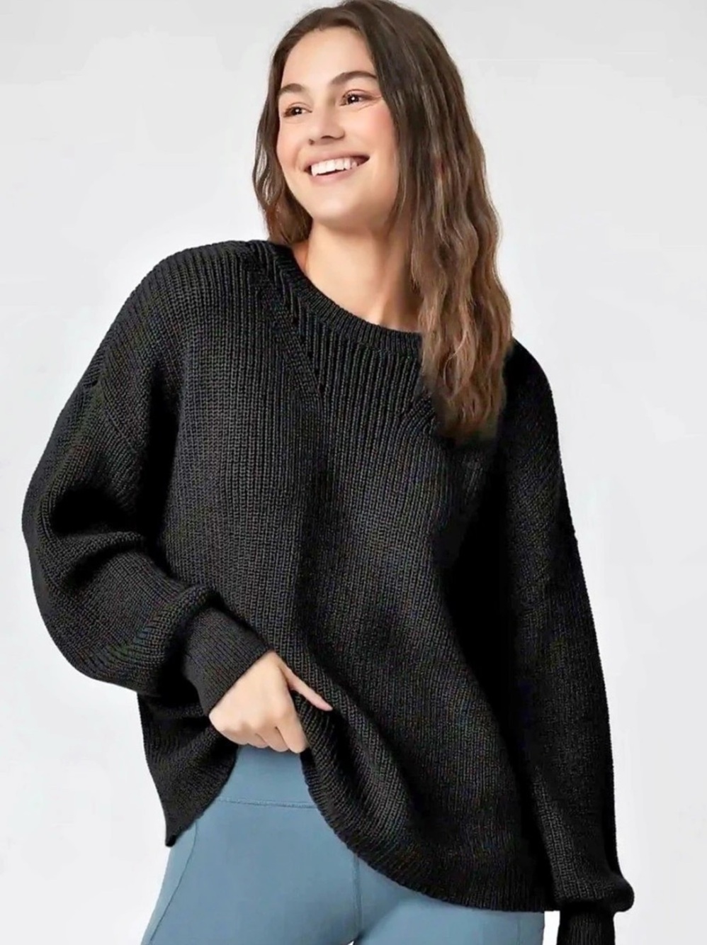 Vuori Alps Crew Neck Sweater Black Size Small NWT